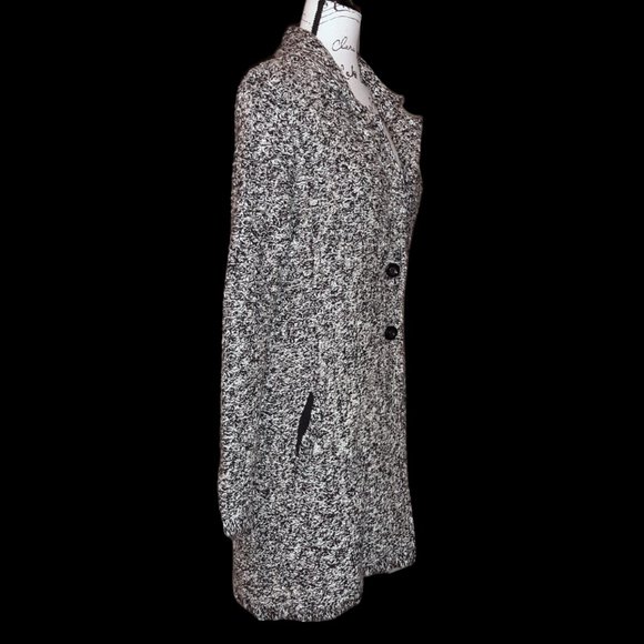 Lucky Brand Long Chunky Knit Button Up Coatigan Coat Sweater Small Stretch - Picture 3 of 9